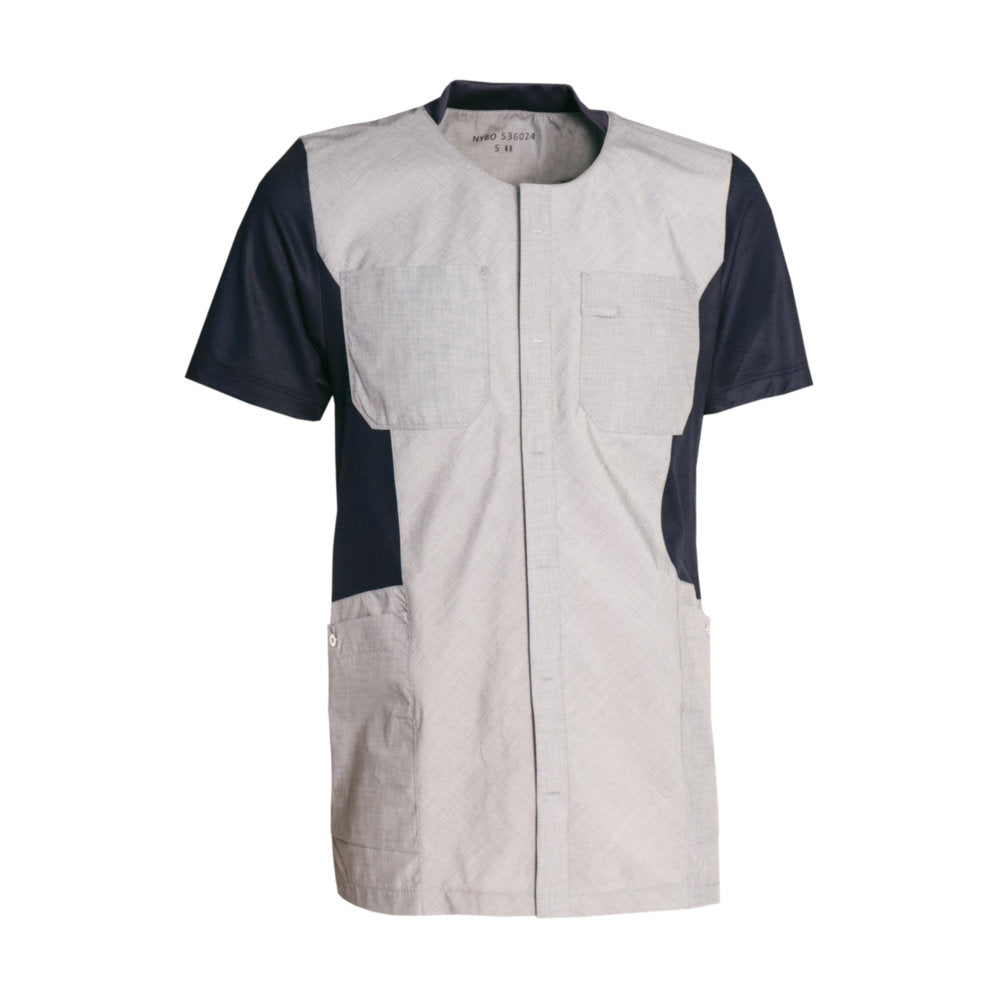 Unisex-Kasack, NYBO 536024-09 - Grau Melange