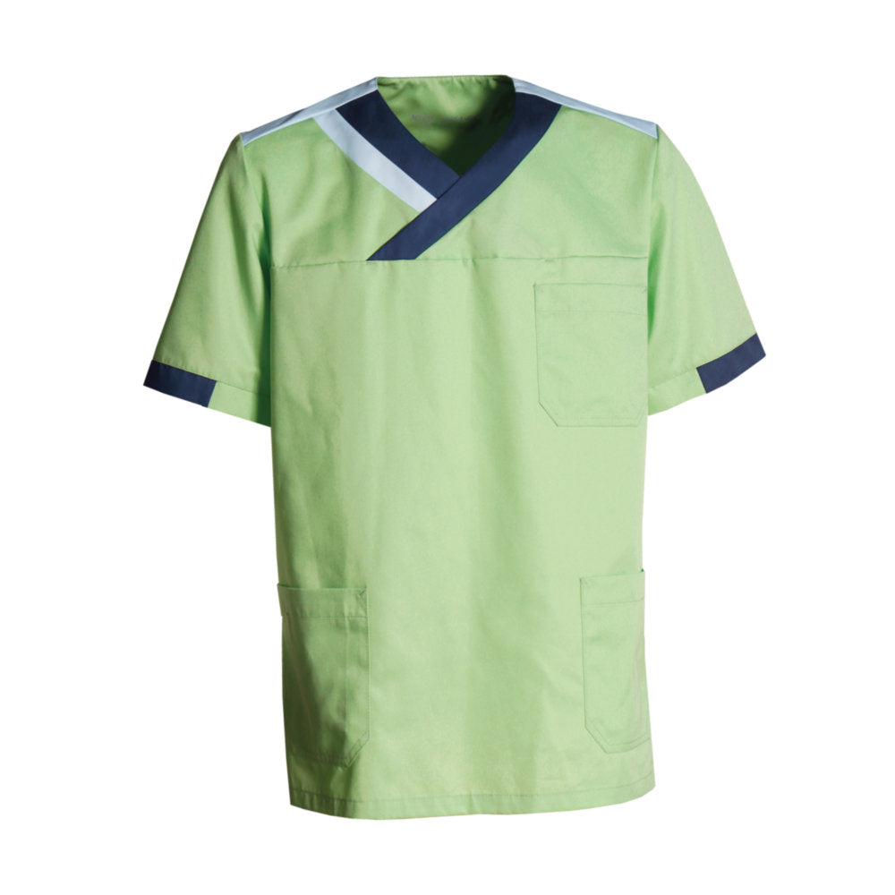 Unisex-Schlupfhemd, NYBO 547087-01 - Hellgrün/Navy/Hellblau
