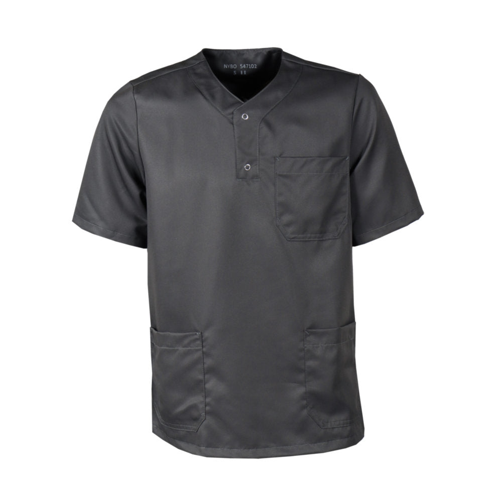 Unisex-Schlupfhemd Knopfleiste, NYBO 547102-01 - Anthrazit