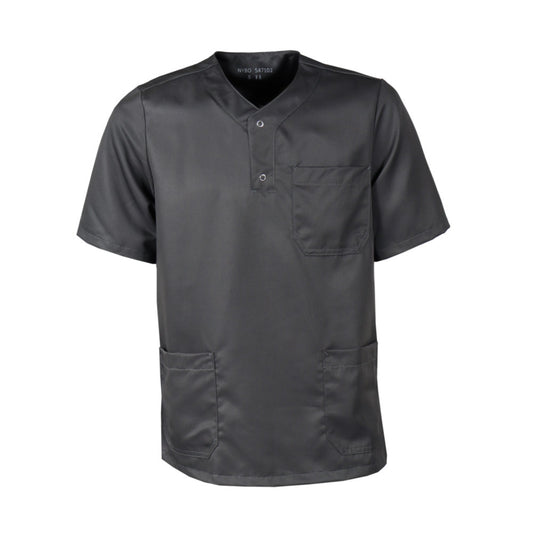Unisex-Schlupfhemd Knopfleiste, NYBO 547102-01 - Anthrazit
