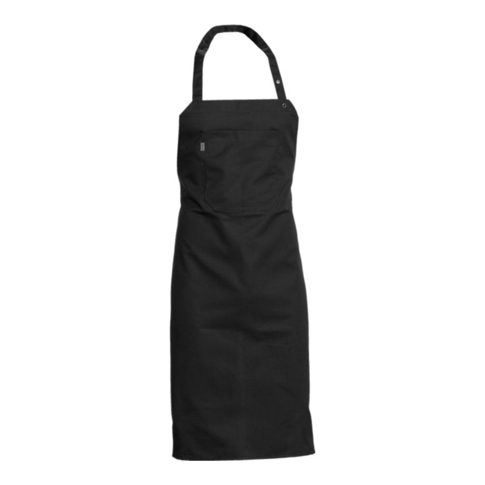 Latzschürze, Brusttasche, NYBO 610001-09 - Schwarz