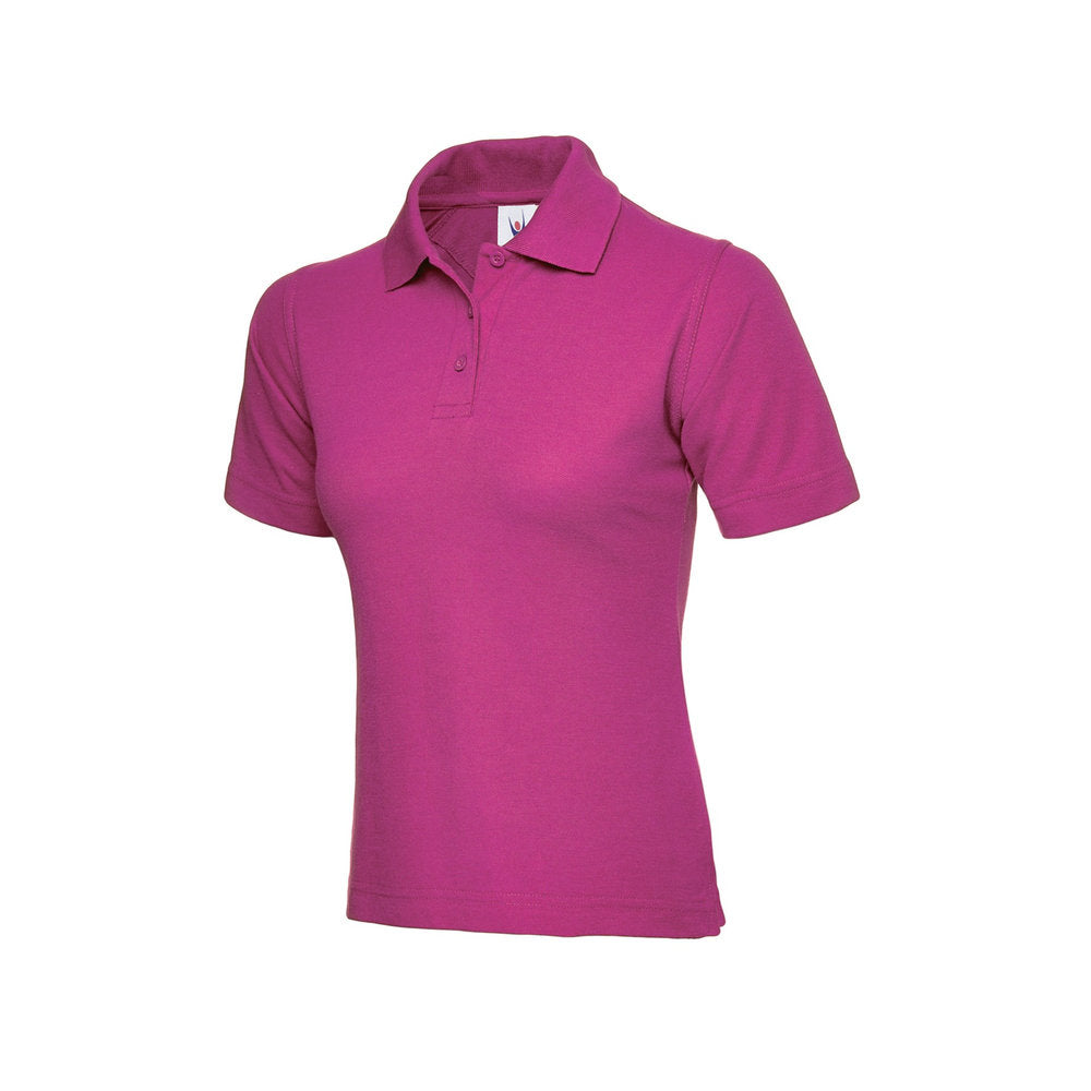 Damen Classic Poloshirt, UNEEK UC106 - Hot Pink