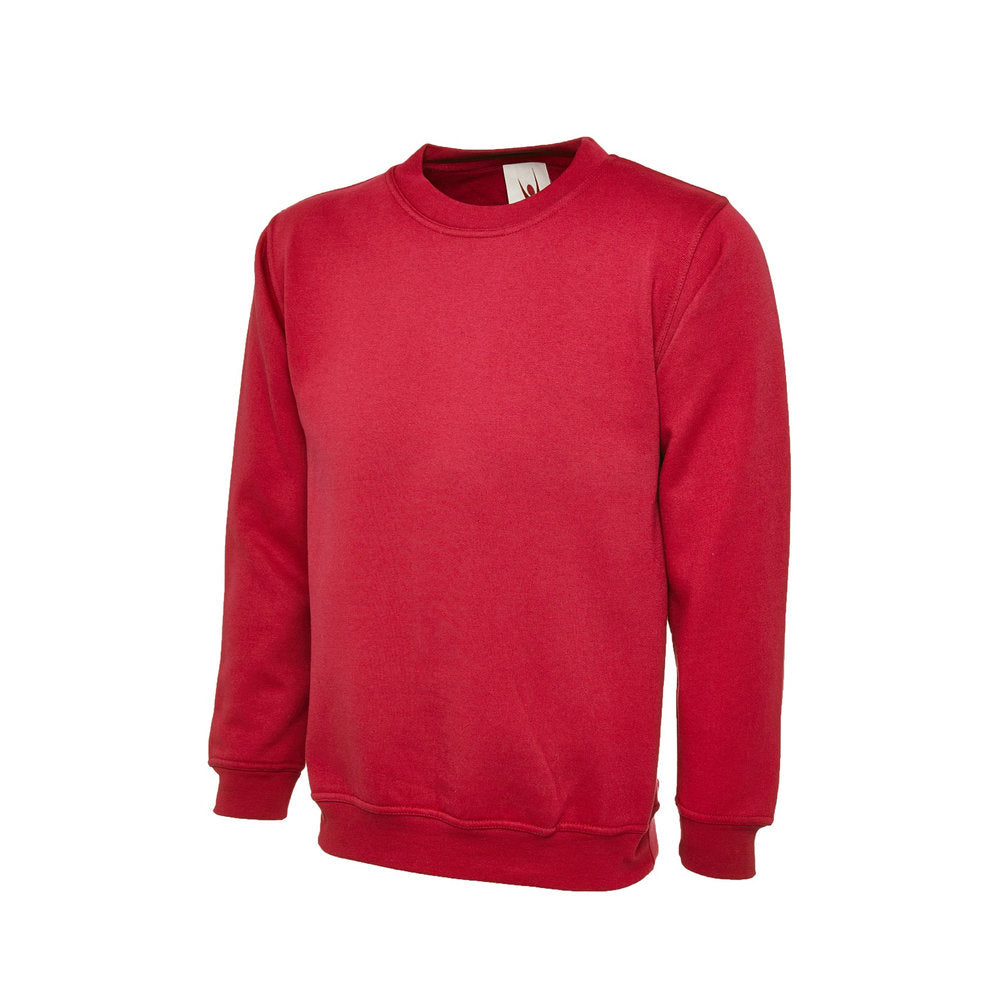 Heavyweight Sweatshirt, UNEEK UC201 - Red