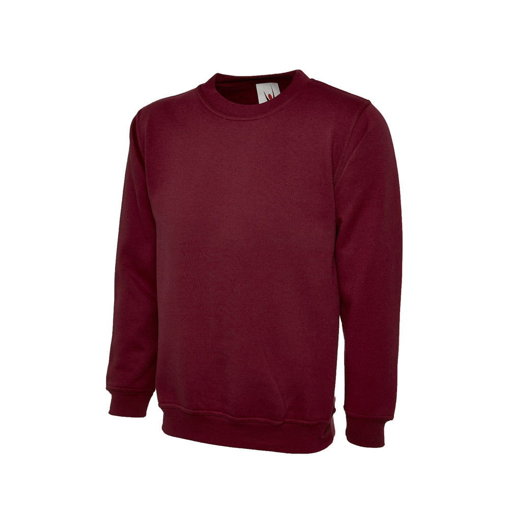 Classic Sweatshirt, UNEEK UC203 - Maroon