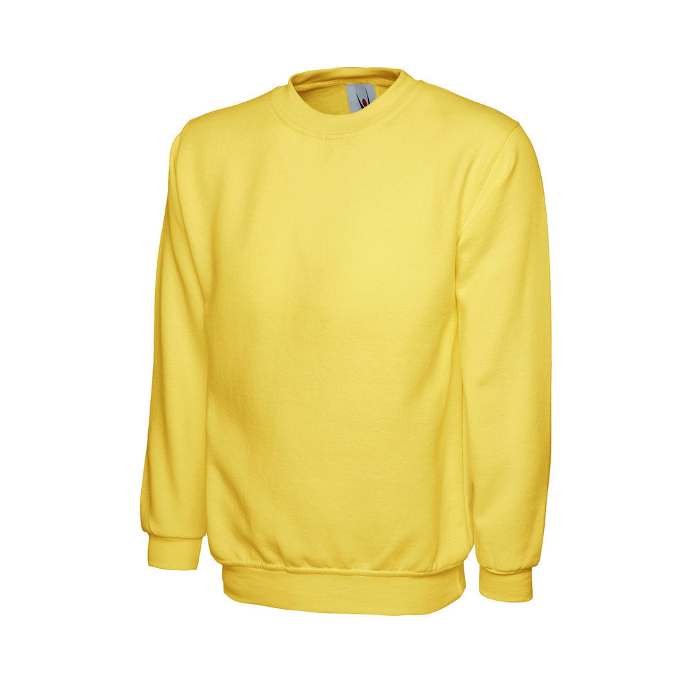 Classic Sweatshirt, UNEEK UC203 - Yellow