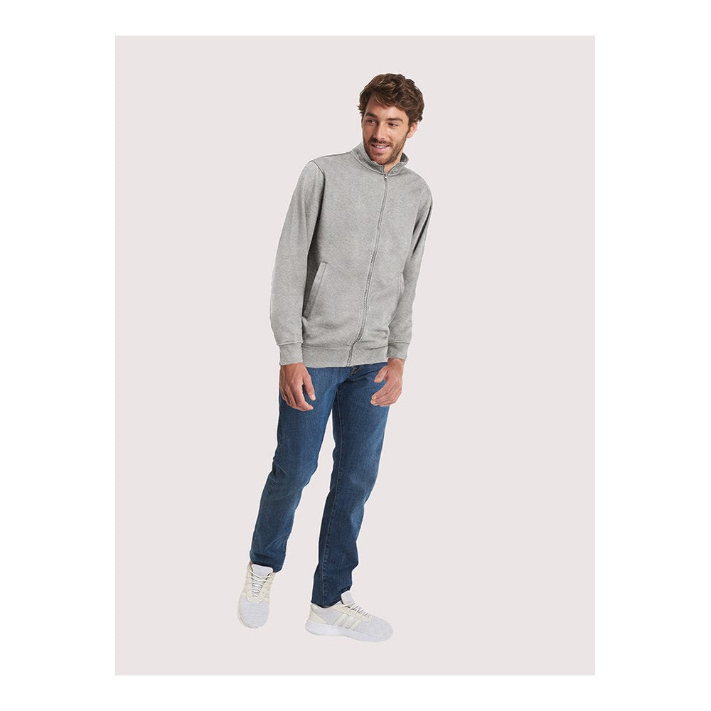 Deluxe Sweatjacke, UNEEK UC212 - Heather Grey