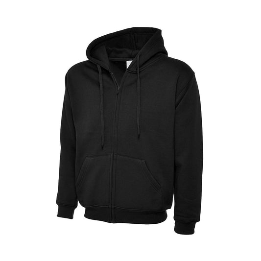 Classic Zip-Hoodie, UNEEK UC504 - Black