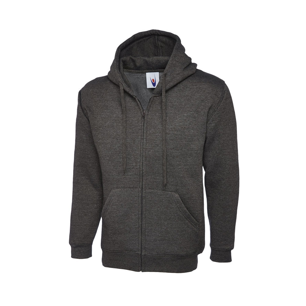 Classic Zip-Hoodie, UNEEK UC504 - Charcoal