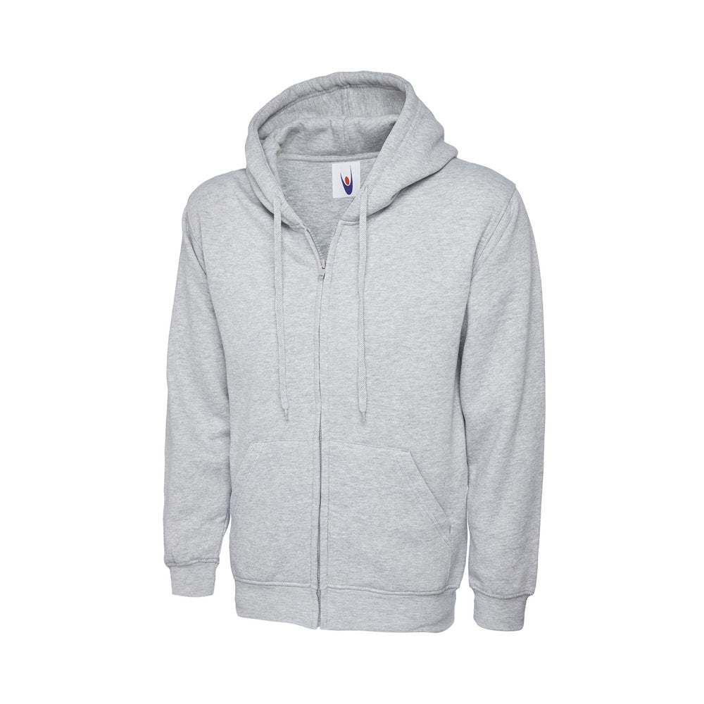 Classic Zip-Hoodie, UNEEK UC504 - Heather Grey
