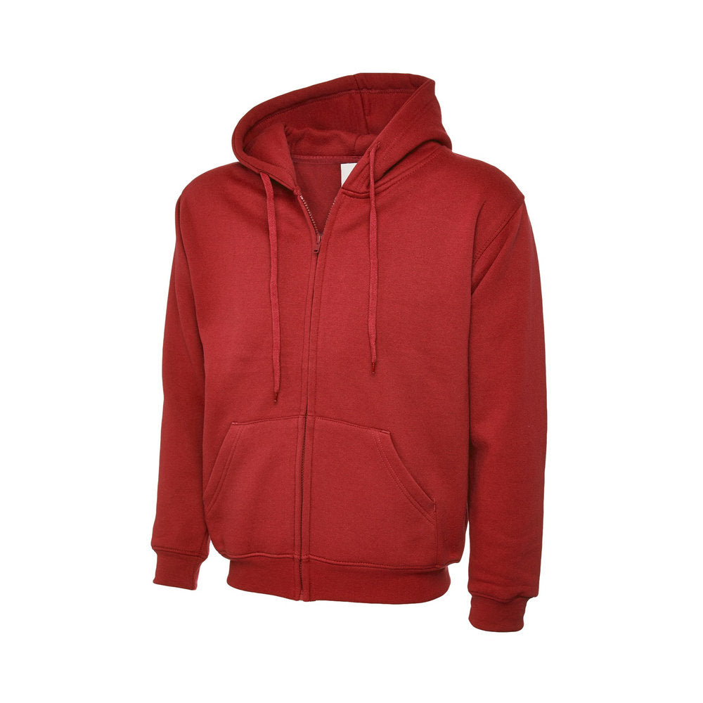 Classic Zip-Hoodie, UNEEK UC504 - Red