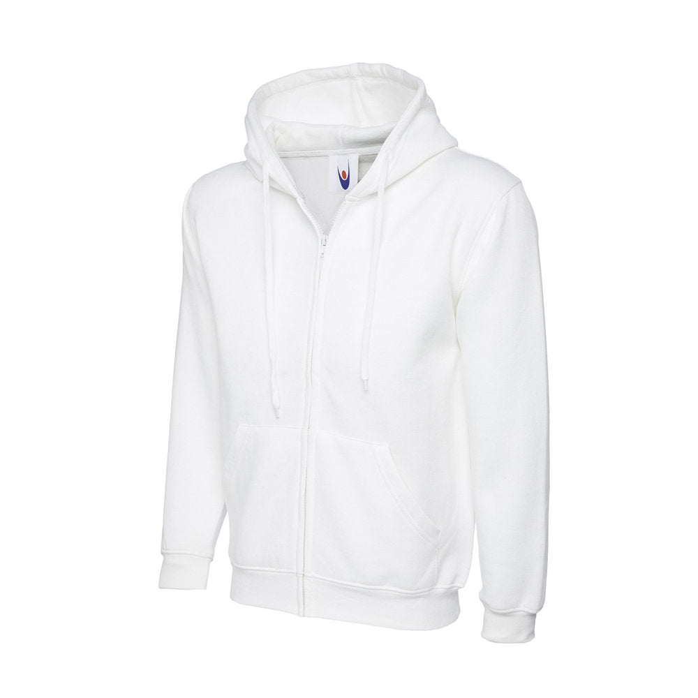Classic Zip-Hoodie, UNEEK UC504 - White