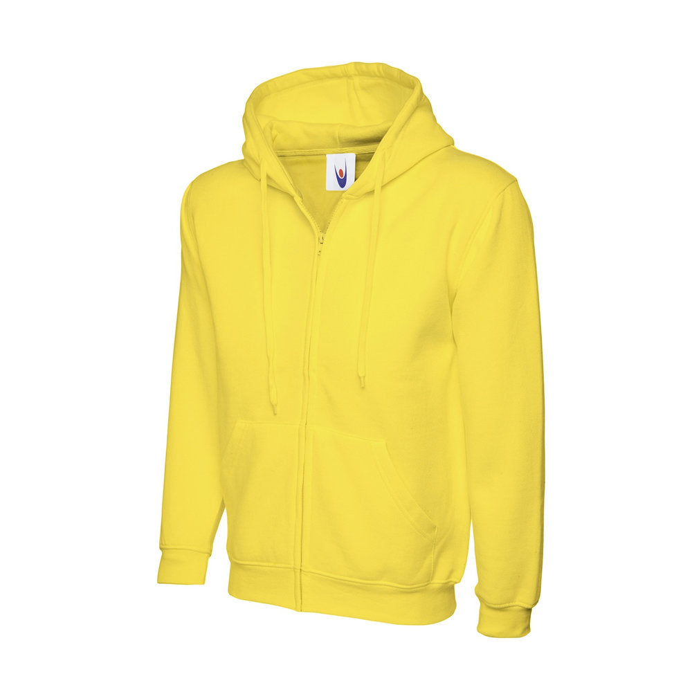 Classic Zip-Hoodie, UNEEK UC504 - Yellow