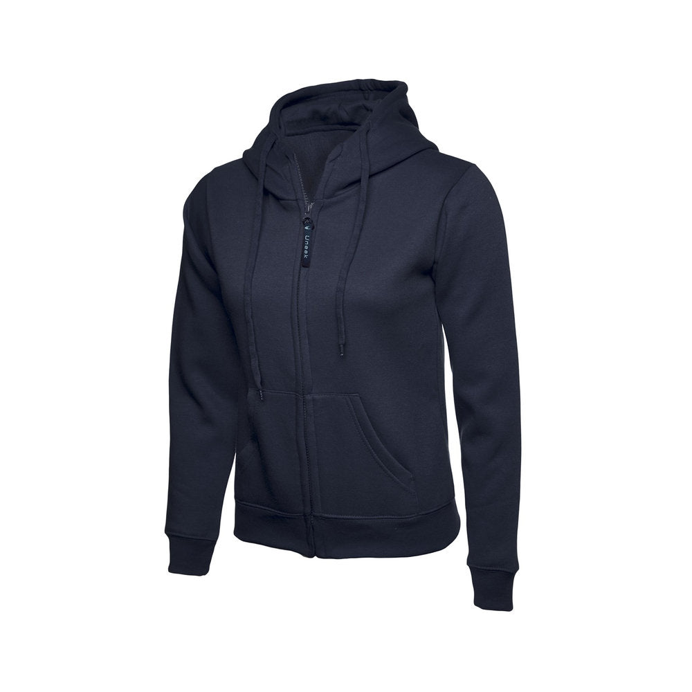 Damen Classic Zip-Hoodie, UNEEK UC505 - Navy