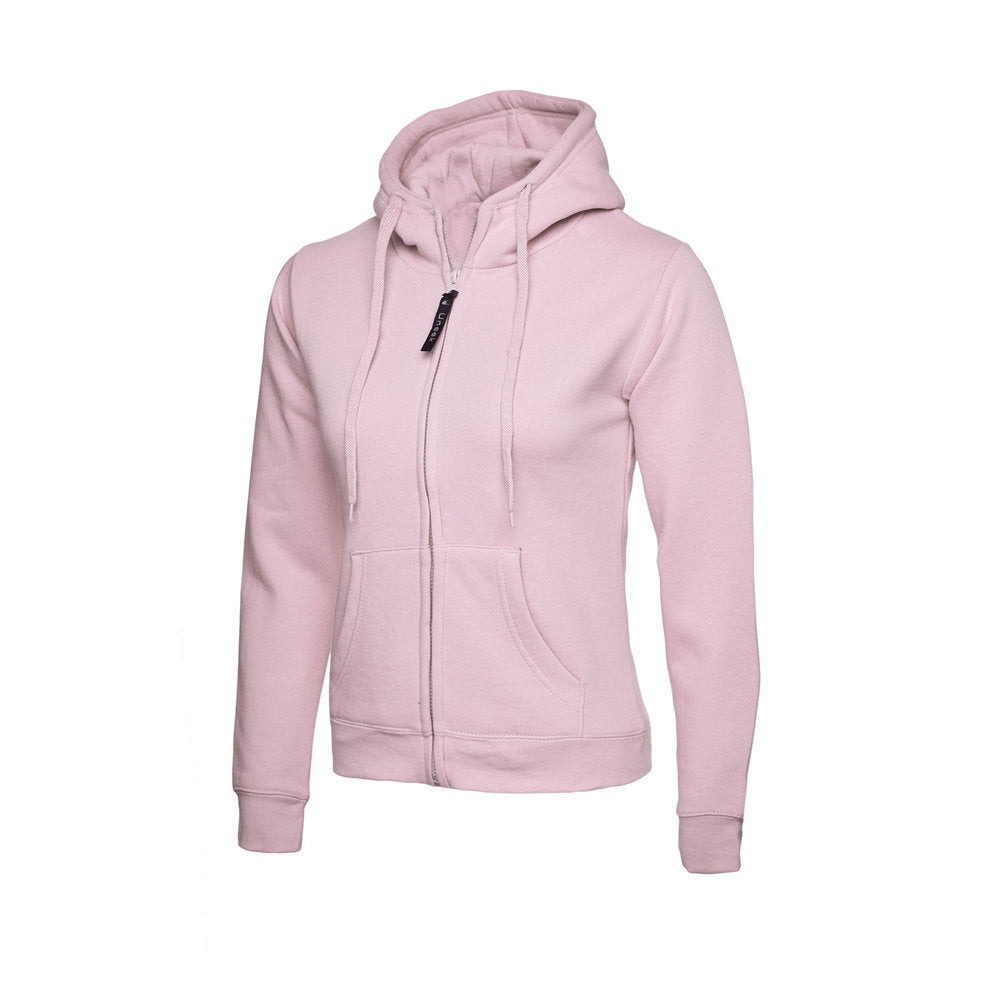 Damen Classic Zip-Hoodie, UNEEK UC505 - Pink