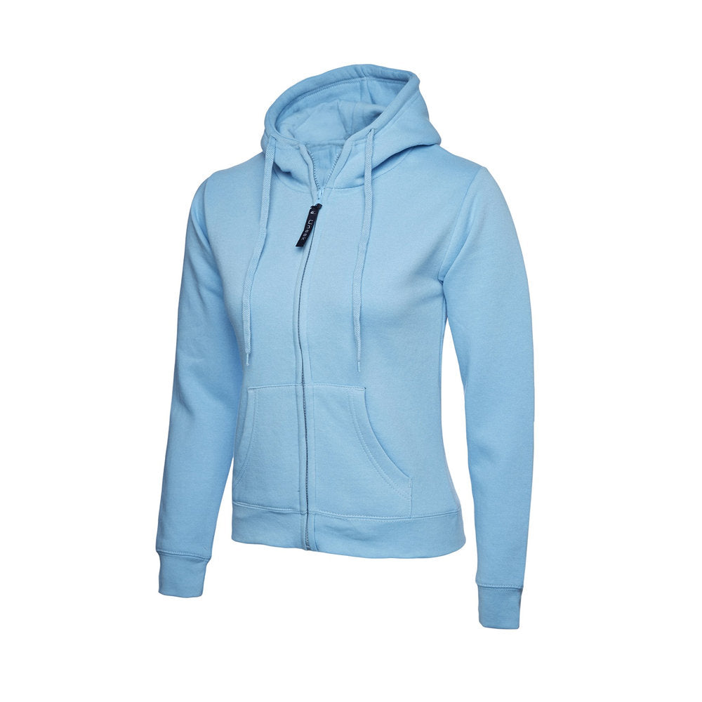 Damen Classic Zip-Hoodie, UNEEK UC505 - Sky