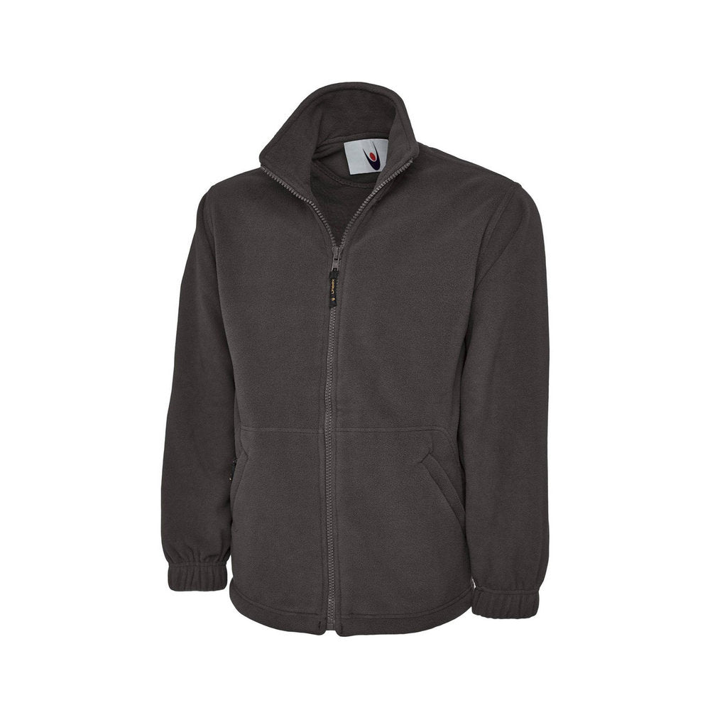 Classic Fleecejacke mit Reißverschluss, UNEEK UC604 - Charcoal