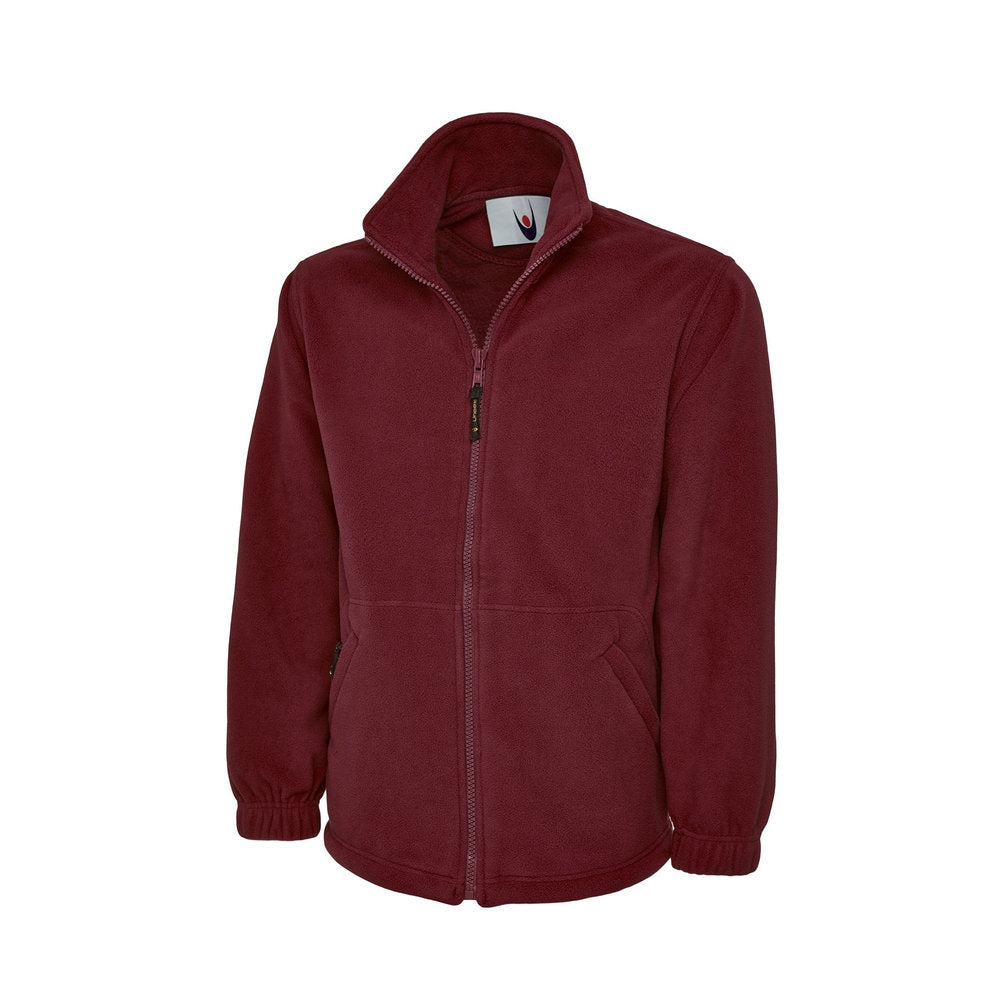 Classic Fleecejacke mit Reißverschluss, UNEEK UC604 - Maroon