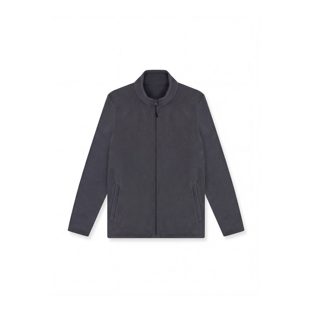 Leichte Microfleecejacke mit Reißverschluss, UNEEK UC609 - Charcoal