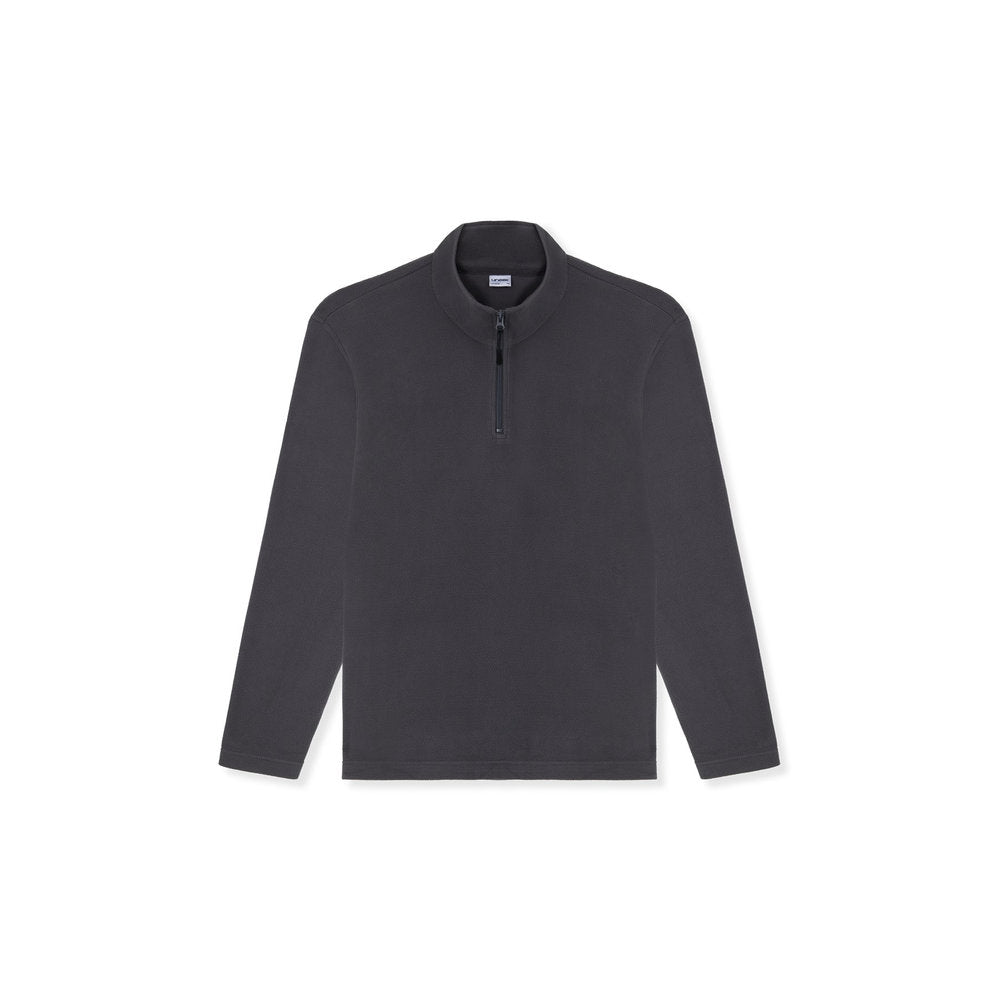 Leichte Microfleecejacke mit kurzem Reißverschluss, UNEEK UC610 - Charcoal