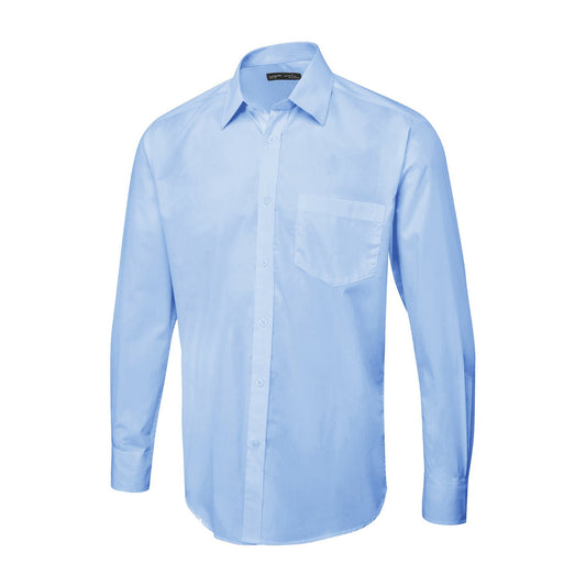 Herren Popelinehemd Langarm, UNEEK UC713 - Light Blue
