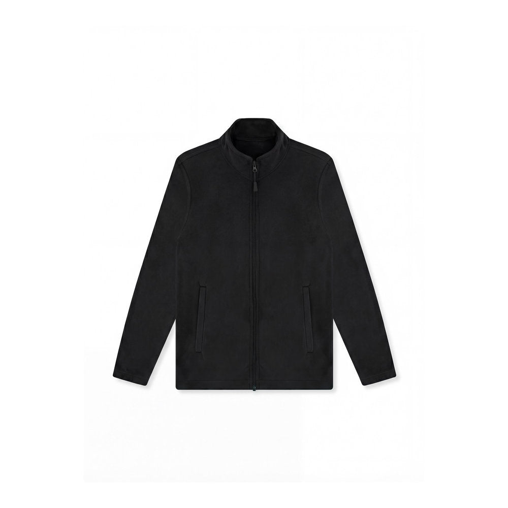 Eco Fleecejacke mit Reißverschluss, UNEEK GR61 - Black