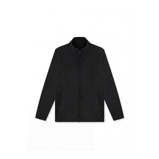 Eco Fleecejacke mit Reißverschluss, UNEEK GR61 - Black