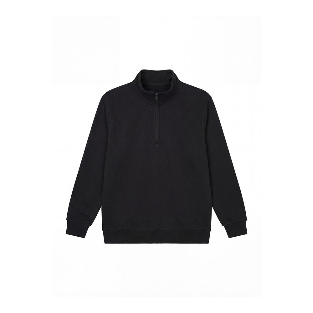 Quarter-Zip Sweatshirt, UNEEK UC213 - Black