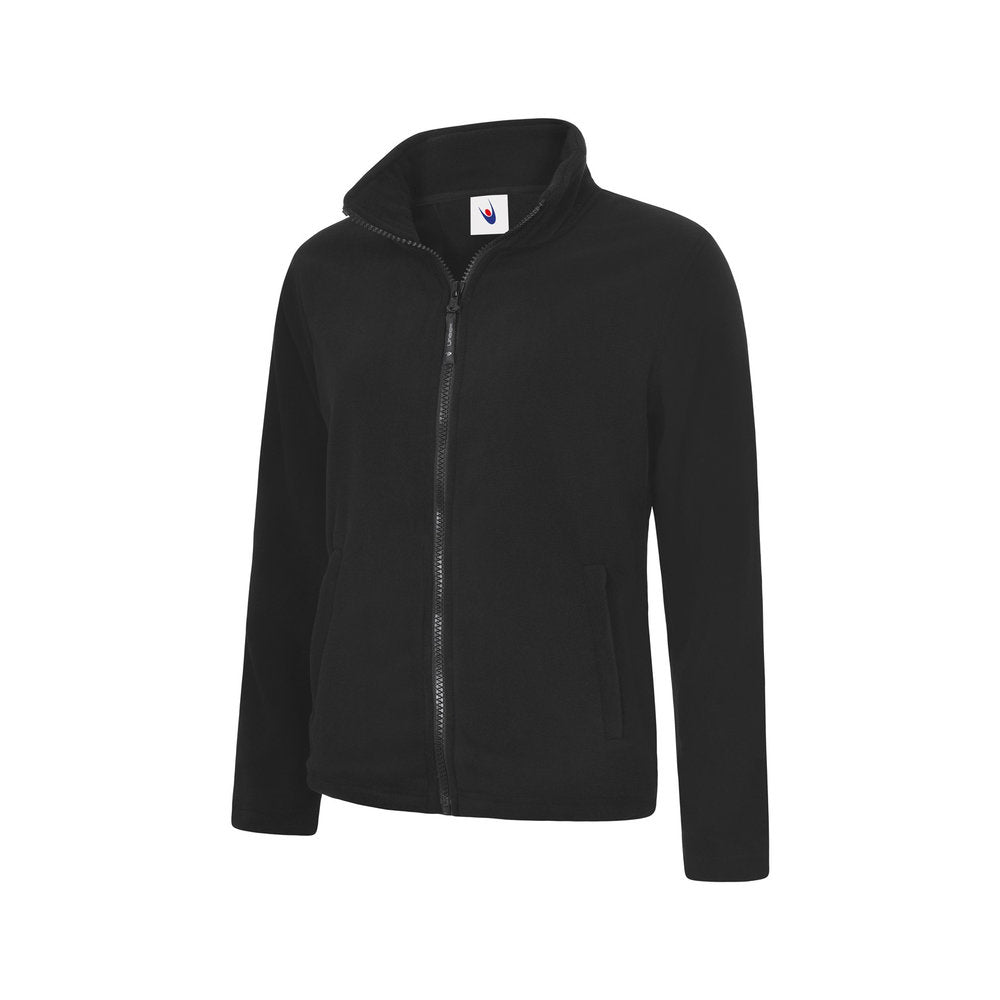 Damen Classic Fleecejacke mit Reißverschluss, UNEEK UC608 - Black