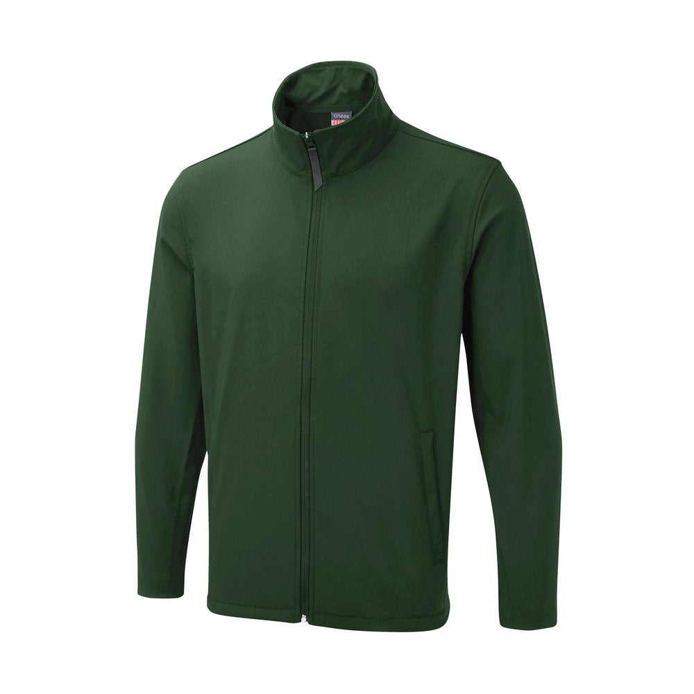 UX Printable Softshelljacke, UNEEK UX10 - Bottle Green