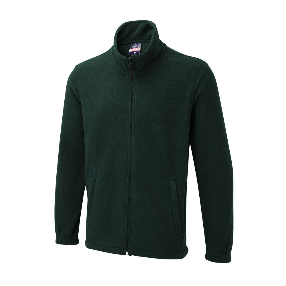 UX Fleecejacke mit Reißverschluss, UNEEK UX5 - Bottle Green
