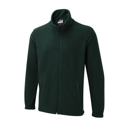 UX Fleecejacke mit Reißverschluss, UNEEK UX5 - Bottle Green