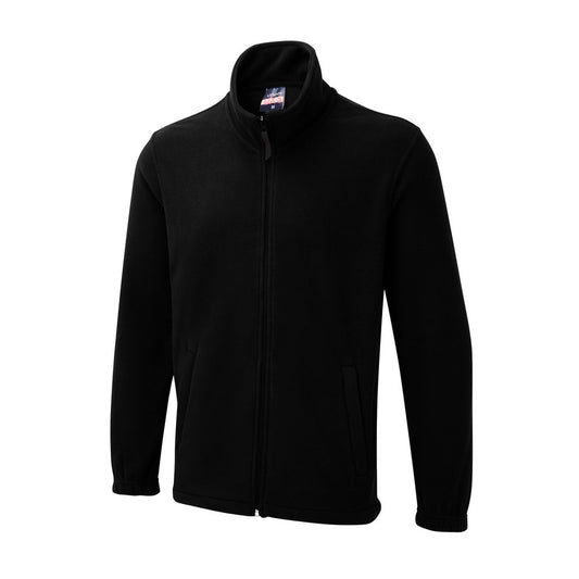 UX Fleecejacke mit Reißverschluss, UNEEK UX5 - Black