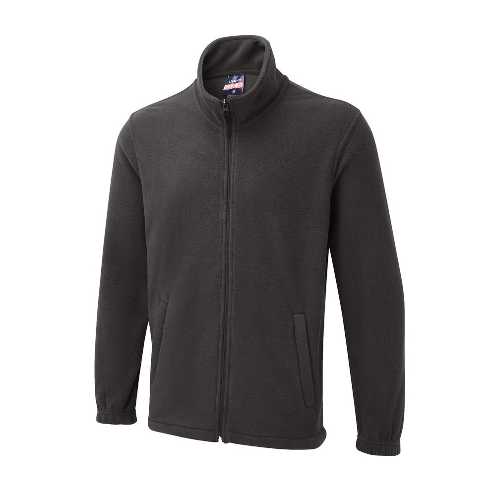 UX Fleecejacke mit Reißverschluss, UNEEK UX5 - Charcoal