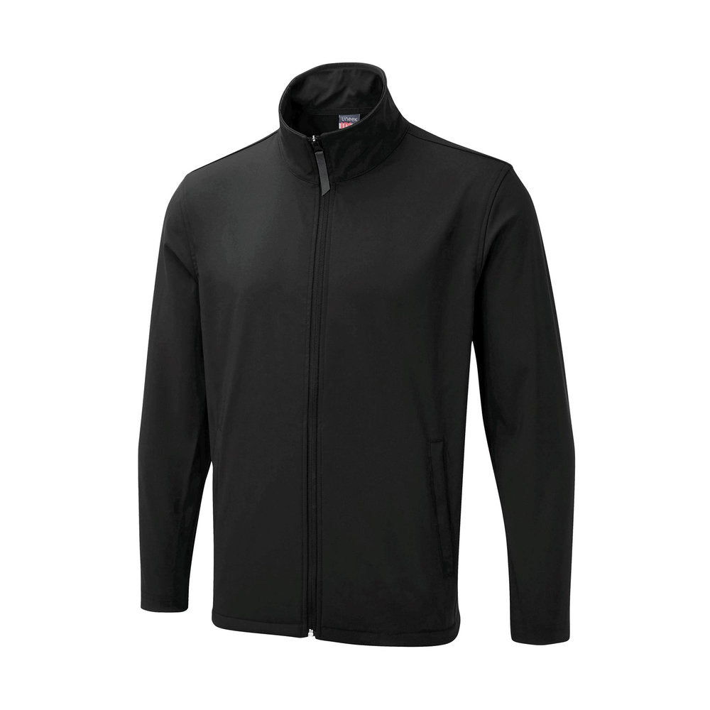 UX Printable Softshelljacke, UNEEK UX10 - Black