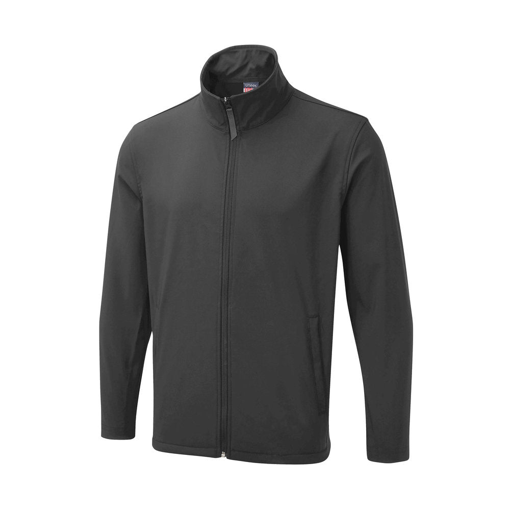 UX Printable Softshelljacke, UNEEK UX10 - Charcoal